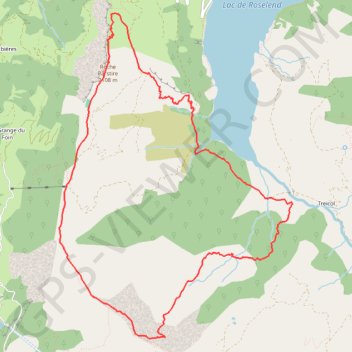 Itinéraire Roche Parstire par les Joly et Couvercle depuis la Barme, distance, dénivelé, altitude, carte, profil, trace GPS