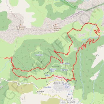 Itinéraire Sortie du Les balcons de Chaillol, distance, dénivelé, altitude, carte, profil, trace GPS