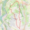 Itinéraire Les coteaux des creuziers, distance, dénivelé, altitude, carte, profil, trace GPS