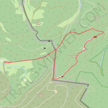 Itinéraire Roppeviller "Colorado", distance, dénivelé, altitude, carte, profil, trace GPS
