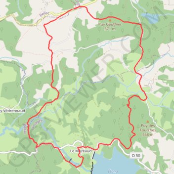 Itinéraire Randonnée du 14/03/2024 à 14:08, distance, dénivelé, altitude, carte, profil, trace GPS