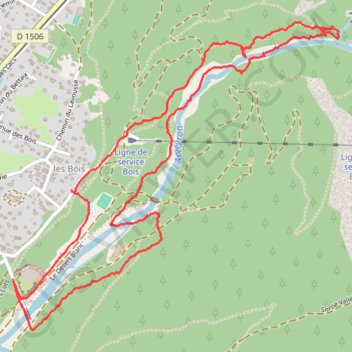 Itinéraire Les sources de l'Arveyron, distance, dénivelé, altitude, carte, profil, trace GPS