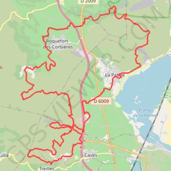 Itinéraire Randonnée de la Palme, distance, dénivelé, altitude, carte, profil, trace GPS