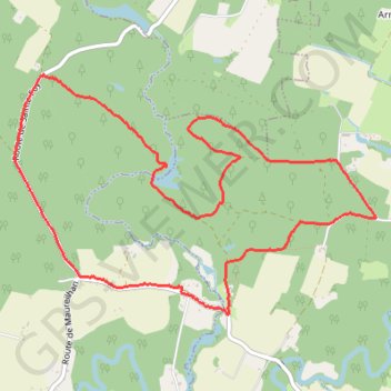 Itinéraire Villeneuve Saint Cricq, distance, dénivelé, altitude, carte, profil, trace GPS