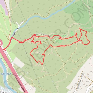 Itinéraire Salon-Sentier de la pastorale, distance, dénivelé, altitude, carte, profil, trace GPS