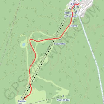 Itinéraire 🚶 Trace des Ax 3 Domaines a Les Saquets, distance, dénivelé, altitude, carte, profil, trace GPS