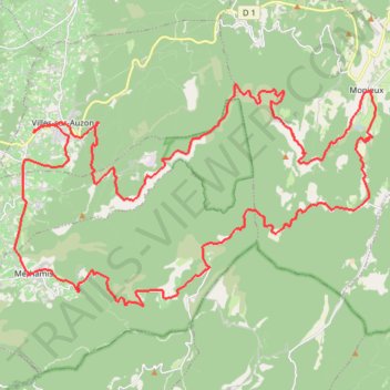 Itinéraire 456549, distance, dénivelé, altitude, carte, profil, trace GPS