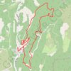 Itinéraire Les bergeries Troglodytes de Saumane, distance, dénivelé, altitude, carte, profil, trace GPS