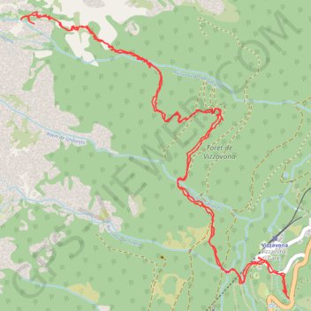 Itinéraire Les Mains d'Or, distance, dénivelé, altitude, carte, profil, trace GPS