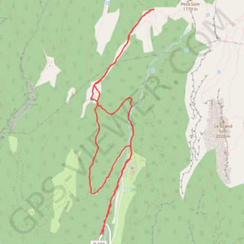 Itinéraire Monastère Grande Chartreuse-Habert de Billon-Col de la Ruchére, distance, dénivelé, altitude, carte, profil, trace GPS