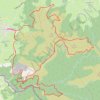 Itinéraire Boucle VTT autour du Mont Erebi, distance, dénivelé, altitude, carte, profil, trace GPS