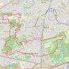 Itinéraire Les 4 parcs du coté de Sceaux, distance, dénivelé, altitude, carte, profil, trace GPS