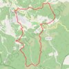 Itinéraire Venasque - les combes, distance, dénivelé, altitude, carte, profil, trace GPS