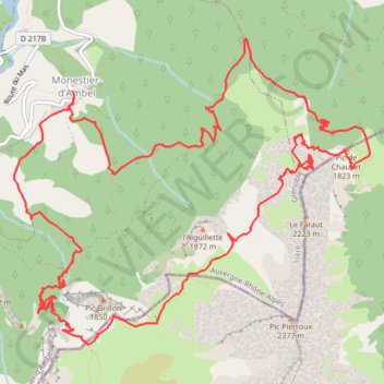 Itinéraire Pas de l'Arche (Devoluy), distance, dénivelé, altitude, carte, profil, trace GPS