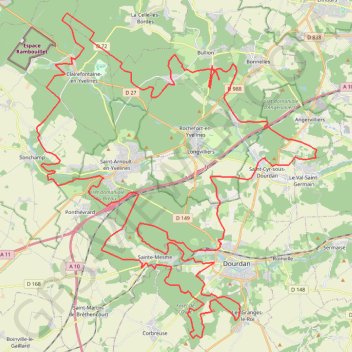 Itinéraire Le Raid des Roys, distance, dénivelé, altitude, carte, profil, trace GPS
