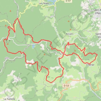 Itinéraire La Madeleine, distance, dénivelé, altitude, carte, profil, trace GPS