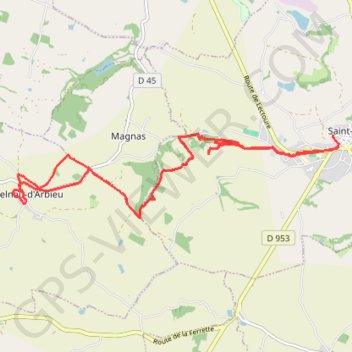 Itinéraire Rando saint clar, distance, dénivelé, altitude, carte, profil, trace GPS