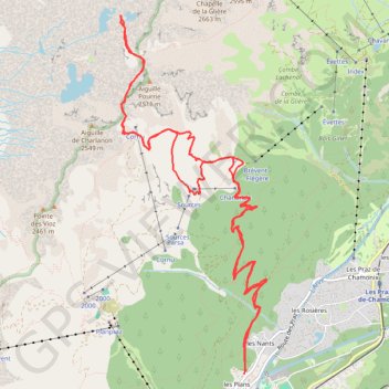 Itinéraire Lacs Noirs, distance, dénivelé, altitude, carte, profil, trace GPS