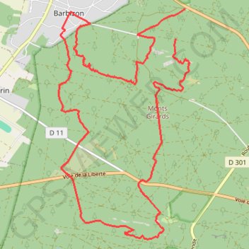 Itinéraire Fontainebleau Epine, distance, dénivelé, altitude, carte, profil, trace GPS