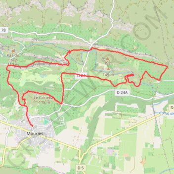 Itinéraire Marche_Roc_2024_19_km, distance, dénivelé, altitude, carte, profil, trace GPS