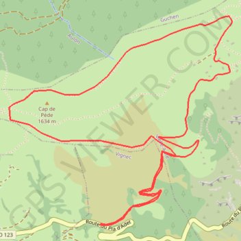 Itinéraire Granges et crêtes de Grascoueou depuis Aulon-18198103, distance, dénivelé, altitude, carte, profil, trace GPS