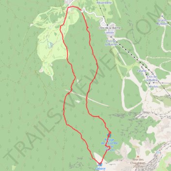 Itinéraire Correncon-Gouffre de la combe de fer-Serre de Play, distance, dénivelé, altitude, carte, profil, trace GPS
