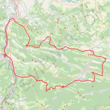 Itinéraire Carla de Roquefort en passant par le col de la Lauze, distance, dénivelé, altitude, carte, profil, trace GPS