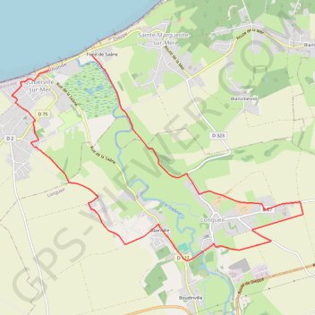Itinéraire Le chemin de la Saâne, distance, dénivelé, altitude, carte, profil, trace GPS