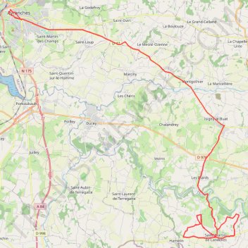 Itinéraire Parcours Polynormande, distance, dénivelé, altitude, carte, profil, trace GPS