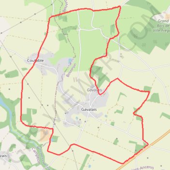Itinéraire Circuit de gavalais, distance, dénivelé, altitude, carte, profil, trace GPS