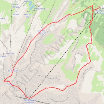 Itinéraire Plateau de Bure, distance, dénivelé, altitude, carte, profil, trace GPS