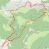 Itinéraire Sous les Mémises - Col de Creusaz, distance, dénivelé, altitude, carte, profil, trace GPS