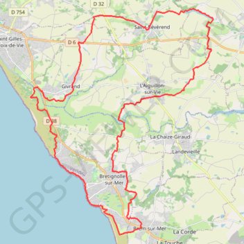 Itinéraire 210519 VTT lac du Gué Gorand, distance, dénivelé, altitude, carte, profil, trace GPS