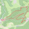 Itinéraire Sur la commune de Siersthal, le Simserhof et Fatima, distance, dénivelé, altitude, carte, profil, trace GPS