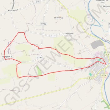 Itinéraire Parcours Bleue Après midi, distance, dénivelé, altitude, carte, profil, trace GPS