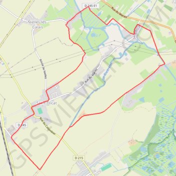 Itinéraire La boucle des marais - Saint-Tricat, distance, dénivelé, altitude, carte, profil, trace GPS