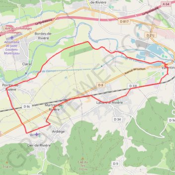 Itinéraire 31210 Pointis-de-Rivière to 31210 Pointis-de-Rivière, distance, dénivelé, altitude, carte, profil, trace GPS