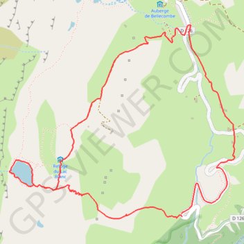 Itinéraire Lac Blanc, distance, dénivelé, altitude, carte, profil, trace GPS