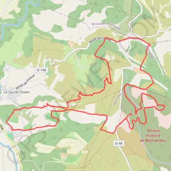 Itinéraire Creation d’un trail pour le 4RE, distance, dénivelé, altitude, carte, profil, trace GPS