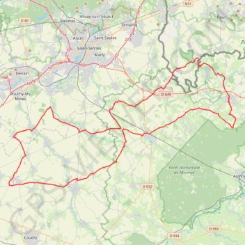 Itinéraire Au Caillou qui bique, distance, dénivelé, altitude, carte, profil, trace GPS