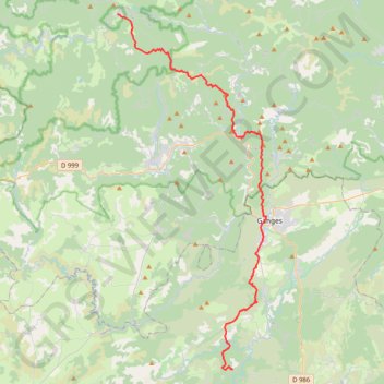 Itinéraire Causse-de-la-Selle - L'Espérou, distance, dénivelé, altitude, carte, profil, trace GPS