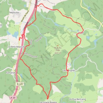 Itinéraire Randonnée du 17/04/2026 à 13:59, distance, dénivelé, altitude, carte, profil, trace GPS