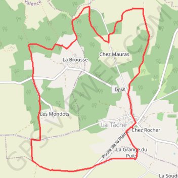Itinéraire 16-282, distance, dénivelé, altitude, carte, profil, trace GPS