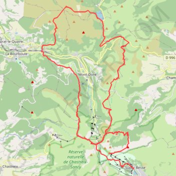 Itinéraire Boucle des crêtes, distance, dénivelé, altitude, carte, profil, trace GPS