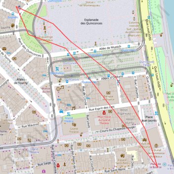 Itinéraire Letter P, distance, dénivelé, altitude, carte, profil, trace GPS