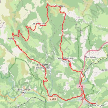 Itinéraire La Lozérienne, distance, dénivelé, altitude, carte, profil, trace GPS