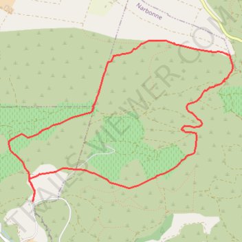 Itinéraire 51K-ARMISSAN-CAMPLAZENS-ALAIN 8,4 KM, distance, dénivelé, altitude, carte, profil, trace GPS