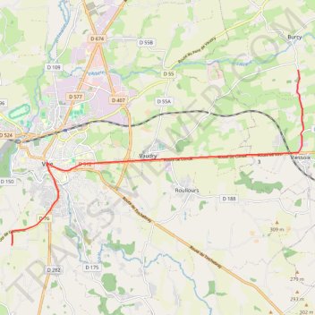 Itinéraire Liaison du vendredi ES1 vers ES2, distance, dénivelé, altitude, carte, profil, trace GPS