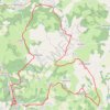 Itinéraire 23-75, distance, dénivelé, altitude, carte, profil, trace GPS