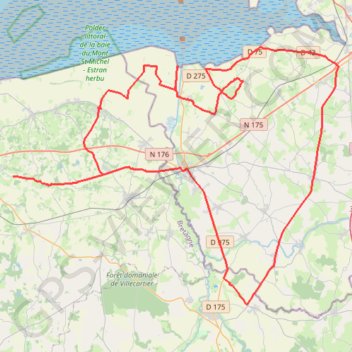 Itinéraire velo_2024_L, distance, dénivelé, altitude, carte, profil, trace GPS